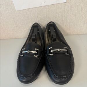 AEROSOLES Brown Suede Slip-On Loafers